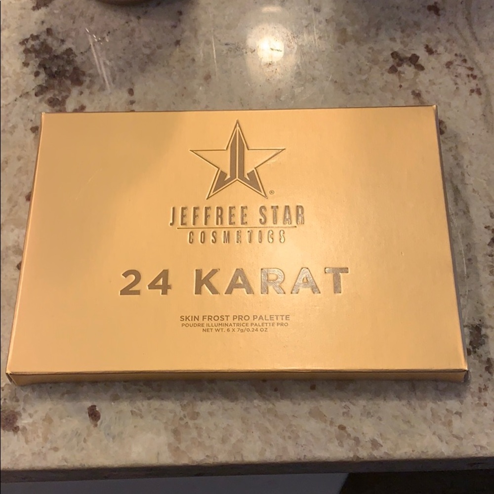 NIB JEFFREE STAR 24 KARAT GOLD PALETTE